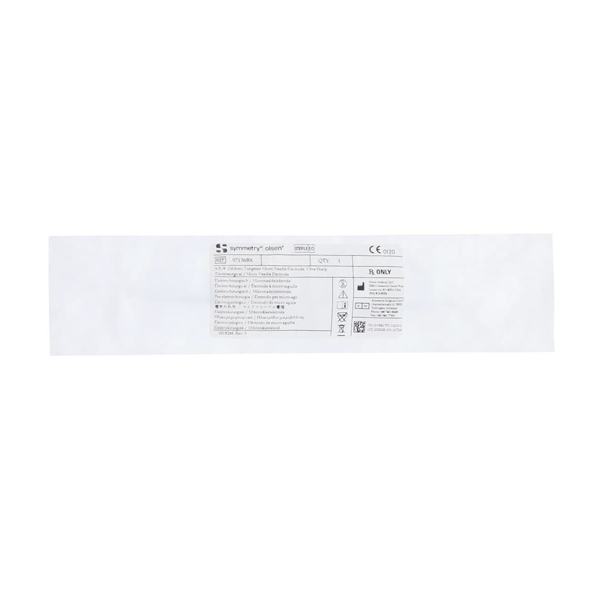 Olsen Needle Electrode for Micro Dissection, Straight, Ultra Sharp, 5/Box - Electrode Needle Str Ult Sharp - Image 1