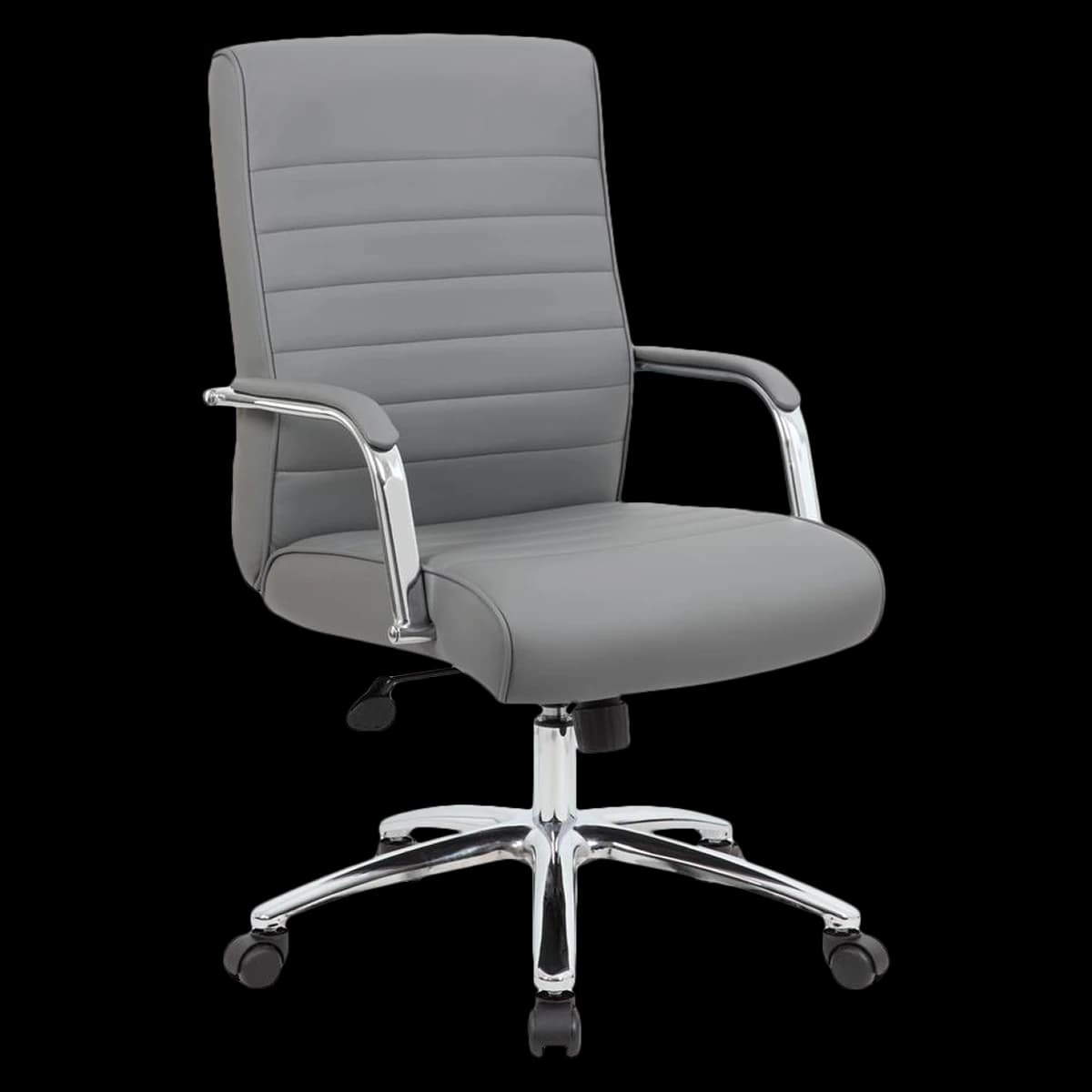 Modern Conference Chair with Dual Wheel 2" Casters, Boss Office Products - Modern Conference Chair with D - Image 1