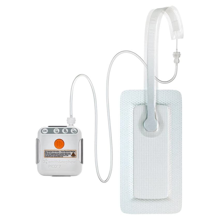 Smith & Nephew PICO 7 Single-Use NPWT Dressing Kit, 10x30cm, Sterile, Rectangle, White, 3/Case - Dressing NPWT PICO 7 Single - Image 1