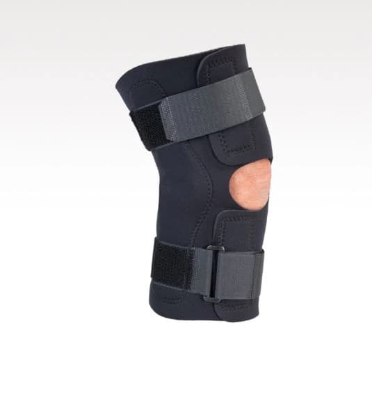 Breg Support Knee Hinged Wrap-Around Brace, Neoprene/Nylon, Adult X-Large (18-19.5") - Support Knee Hinged WrapAround - Image 1