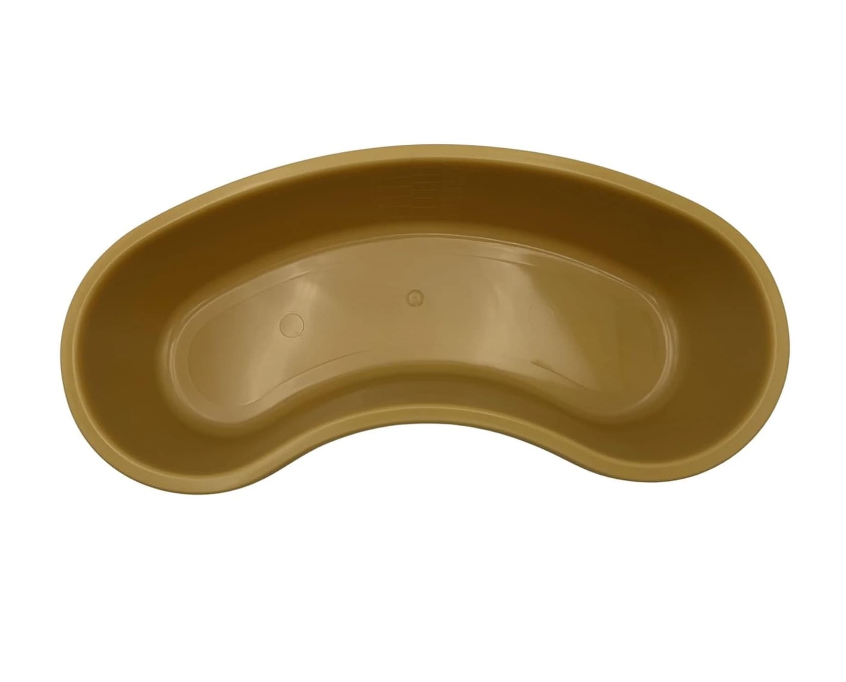 Emesis Basin, Kidney Shaped, Plastic, Gold, 500mL - Emesis Basin 500mL - Image 1