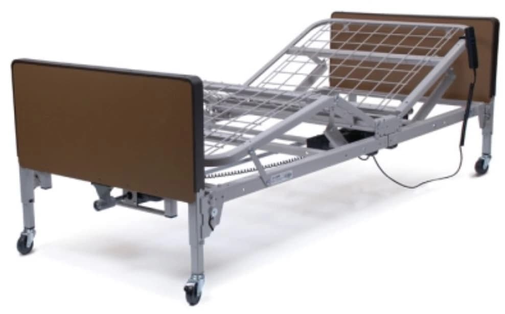 Graham-Field Electric Bed with Full Chrome Rails - Bed Electric w/Full Chrome Rls - Image 1