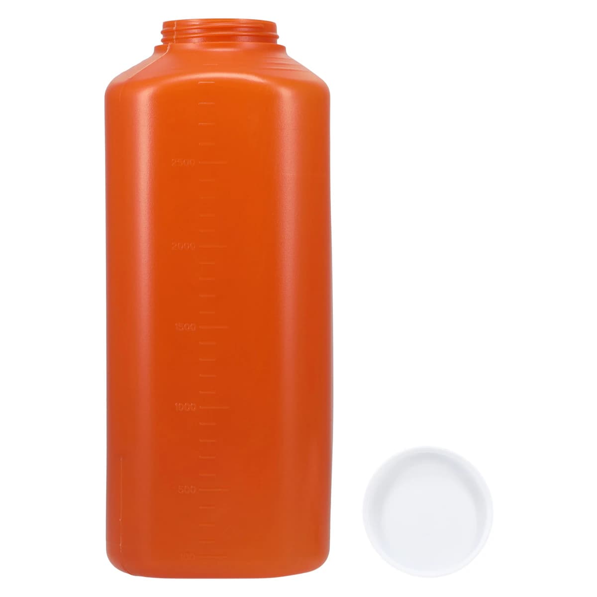 GMAX Industries 24-Hour Urine Collector, 3000mL, Plastic, Non-Sterile, Screw Cap, Amber, 40/Case thumbnail 2