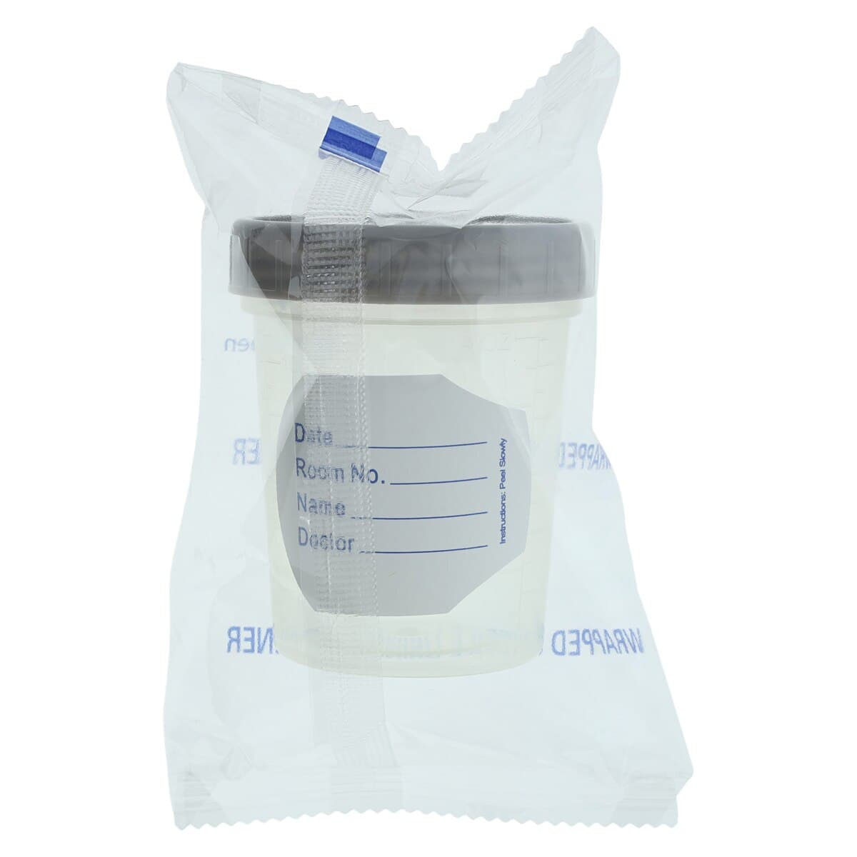 GMAX Standard Specimen Container, 120mL, Sterile, Graduated, Clear, Individually Wrapped, 100/Case thumbnail 2