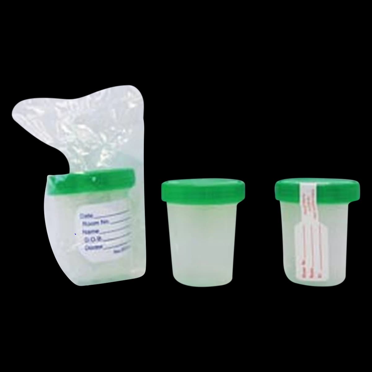 Pneu-Tube MAX Specimen Container, 120 mL, Plastic, Sterile Inner Surface, Graduated, Tape Seal, Clear, 300/Case - Spec Container Pneutube 120ml - Image 1