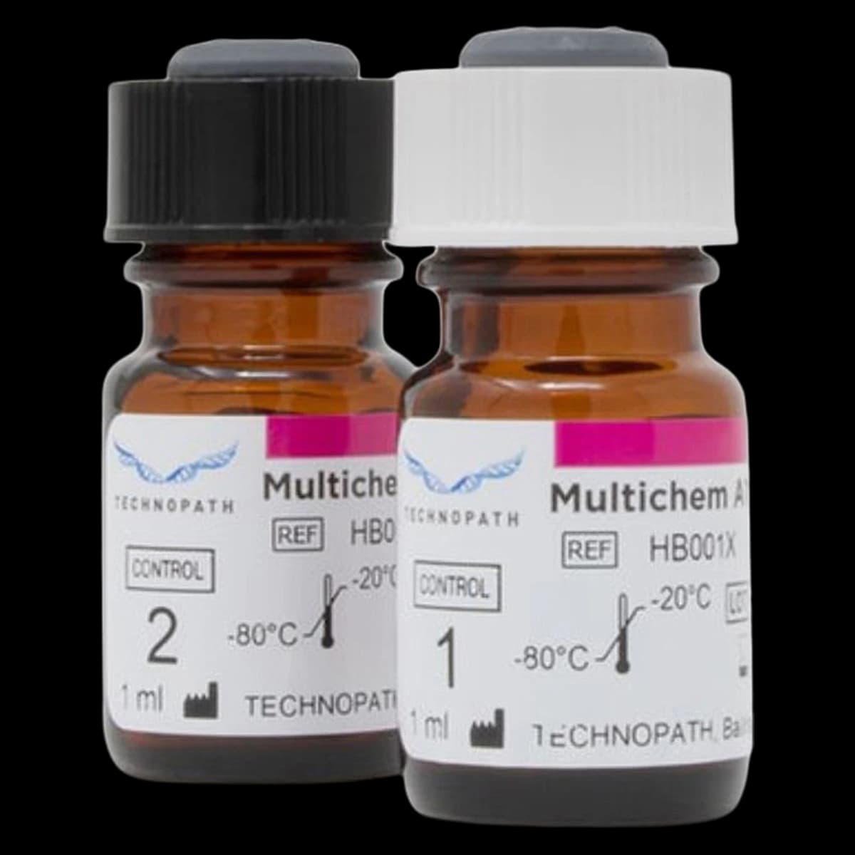 Technopath Multichem A1c Bi-Level Control, 2 x 6 mL, Assayed - Control Multichem A1c Bi-Level - Image 1