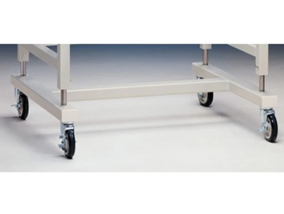Labconco Caster Kit for Hydraulic Base Stands, 5" with 4 Polyurethane Casters, Toe Locks, and Bearings - Caster Kit f/Hydraulc BaseStnd - Image 1