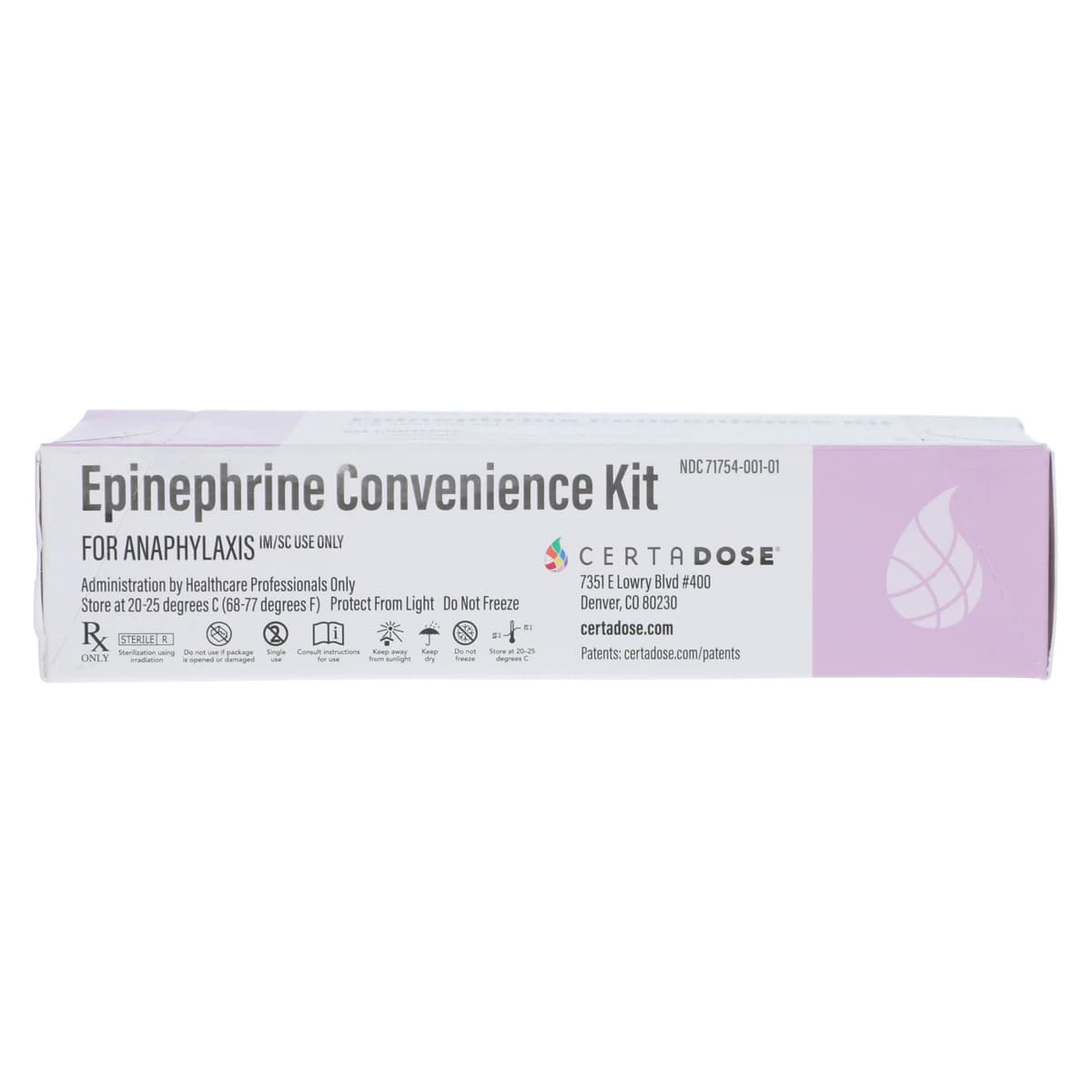 CertaDose Epinephrine Injection 1mg/mL Convenience Kit SDV thumbnail 2