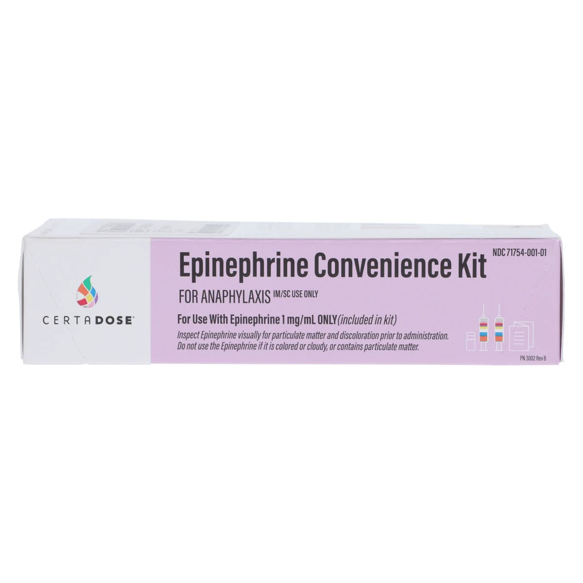 CertaDose Epinephrine Injection 1mg/mL Convenience Kit SDV thumbnail 4