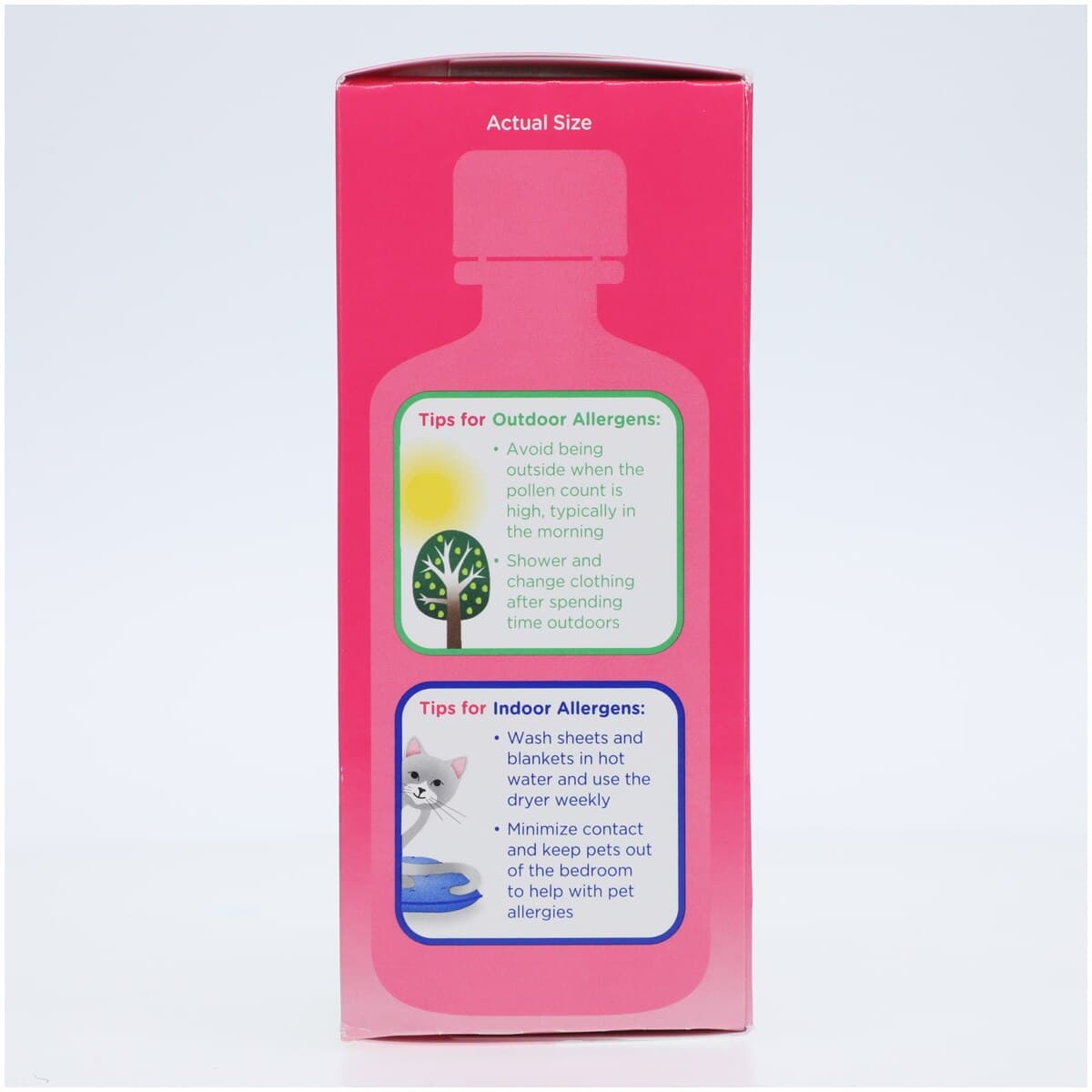 Benadryl Children's Allergy Liquid, 12.5 mg/5 mL, Cherry Flavor, 8 oz Bottle thumbnail 4