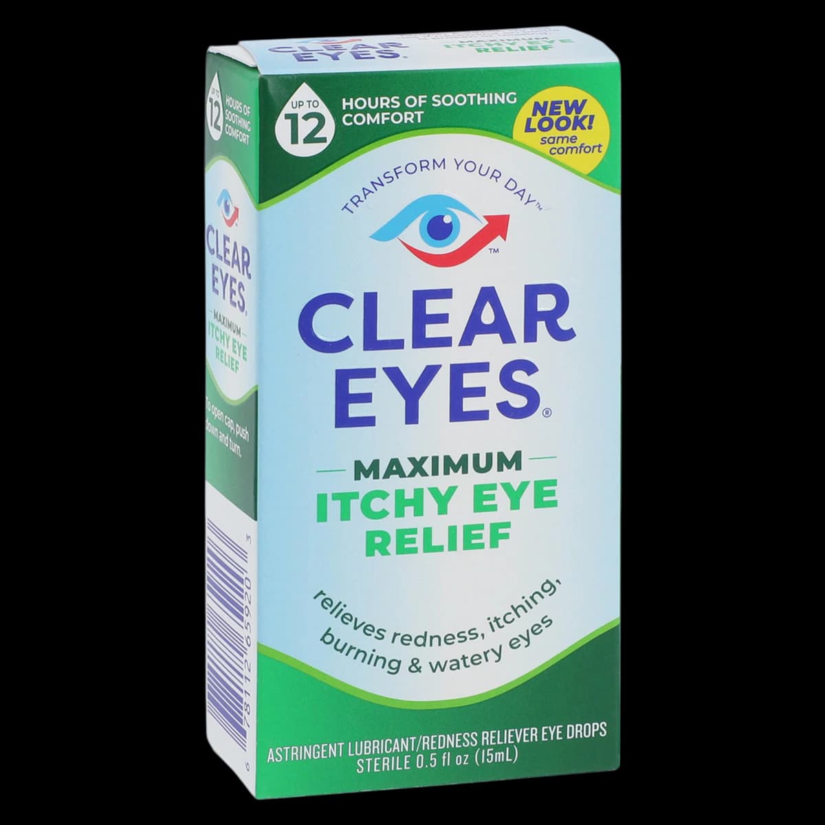 Clear Eyes Maximum Itch Relief Eye Drops, 0.5 fl oz (15 mL) Bottle - Clear Eyes Maxi Itchy Eye - Image 1