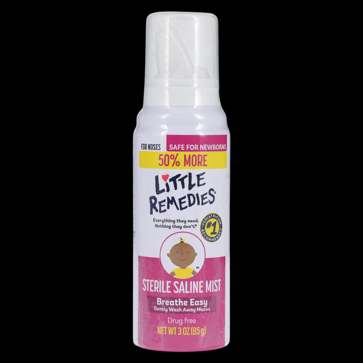 Little Remedies Sterile Saline Mist Spray, 3 oz/Bottle - Little Remedies Sterile Saline - Image 1