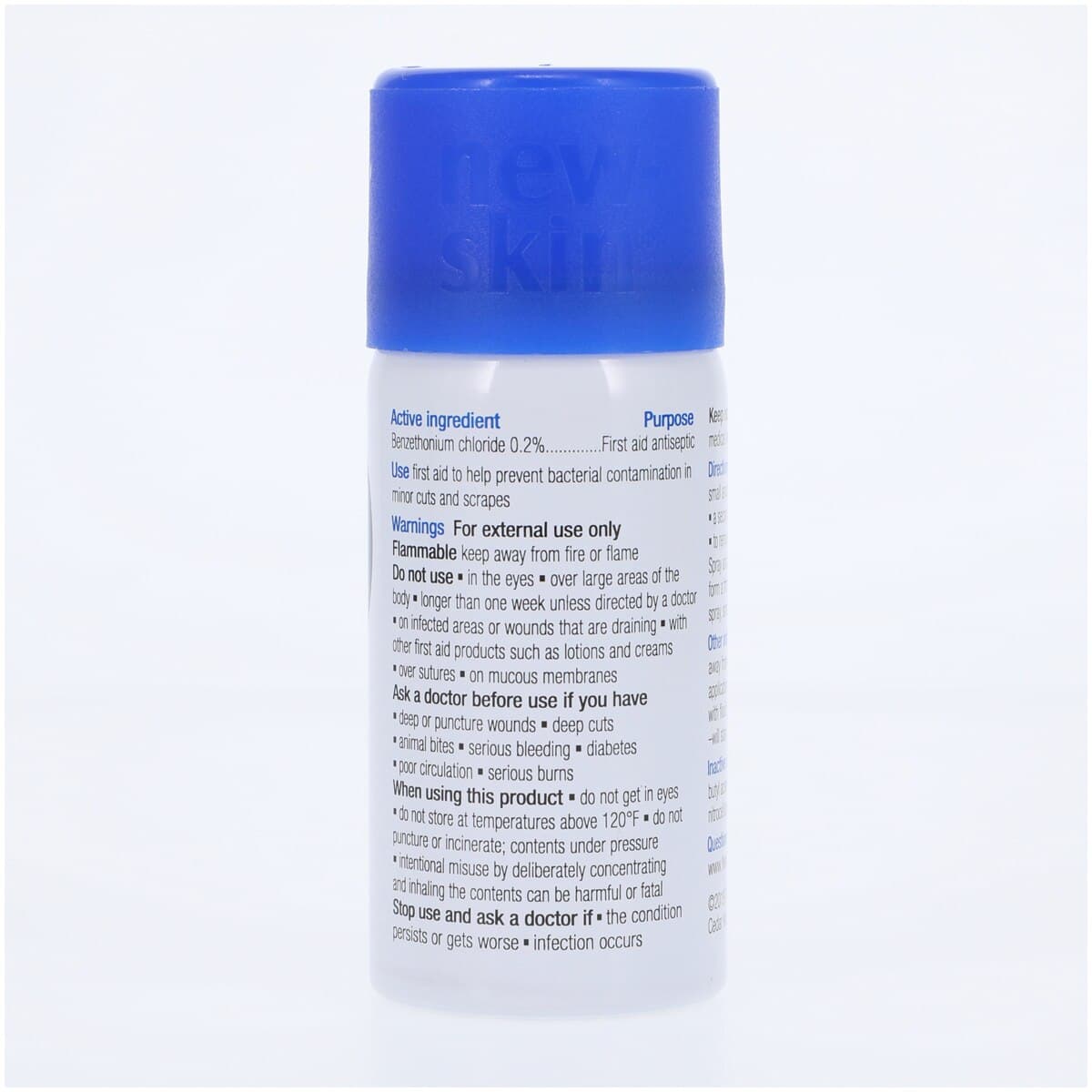 New Skin Liquid Bandage Aerosol Spray, 0.2% (1 oz Can) thumbnail 6
