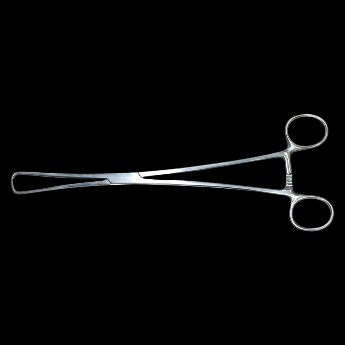 Medgyn Schroeder-Braun Light Touch Tissue Tenaculum, Straight, 9-3/4" (24.8 cm), Stainless Steel, Non-Sterile, Each - Tenaculum Shroeder Brn Lt Tch - Image 1