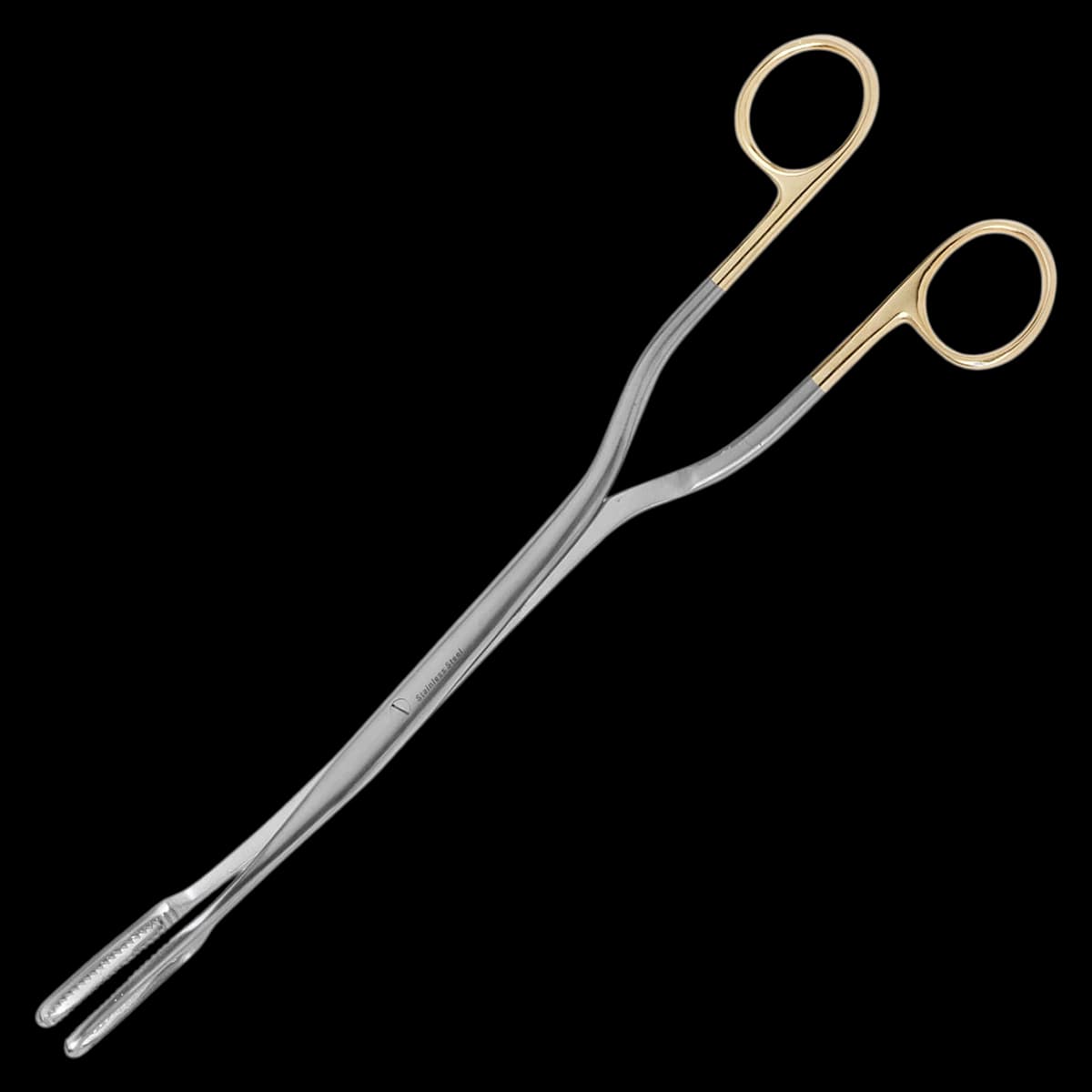 Medgyn Sopher Ovum Forceps, 11" Stainless Steel, with Ratchet, Non-Sterile, Each - Forceps Sopher Ovum w/ Ratchet - Image 1