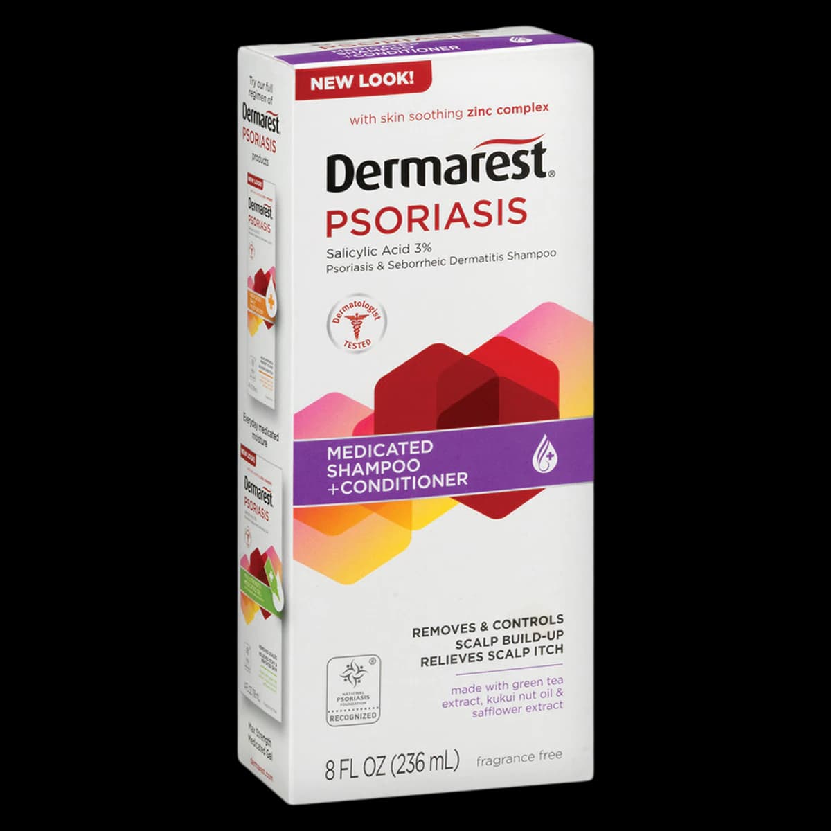 Dermarest Psoriasis Medicated Shampoo/Conditioner, 8 oz Bottle thumbnail 2