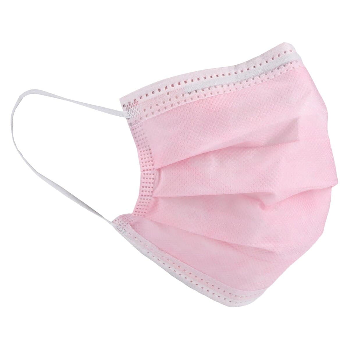 Medicom SafeMask SofSkin Earloop Face Mask, ASTM Level 3, Pink, 50/Box, 2088 thumbnail 3