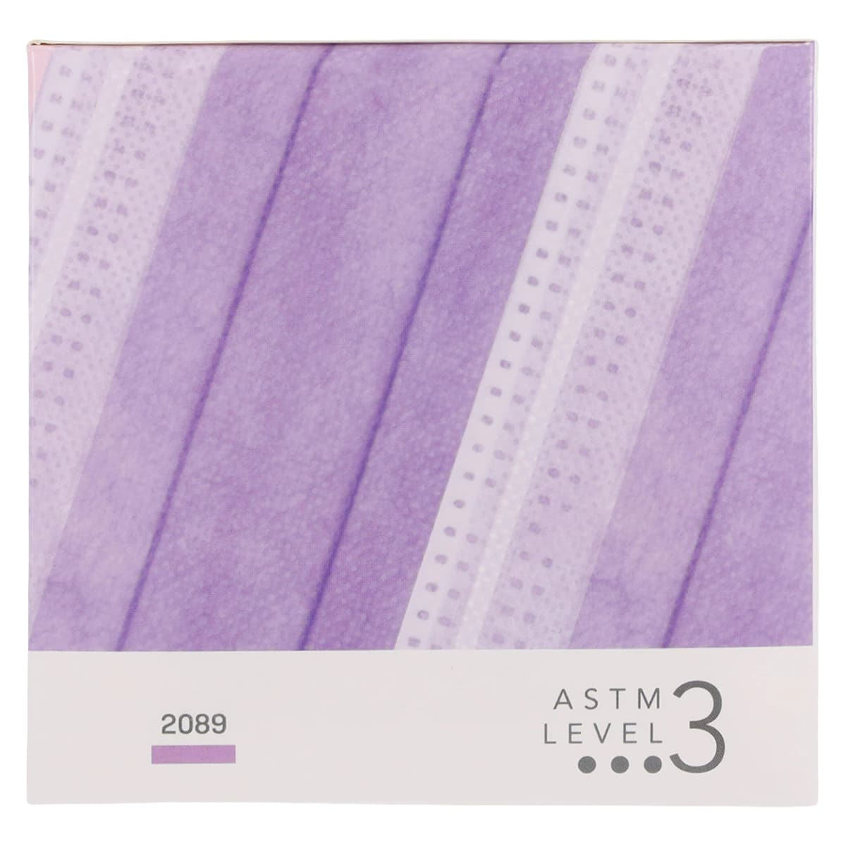 Medicom SafeMask SofSkin Earloop Face Mask, ASTM Level 3, Lavender, 50/Box, 2089 thumbnail 8