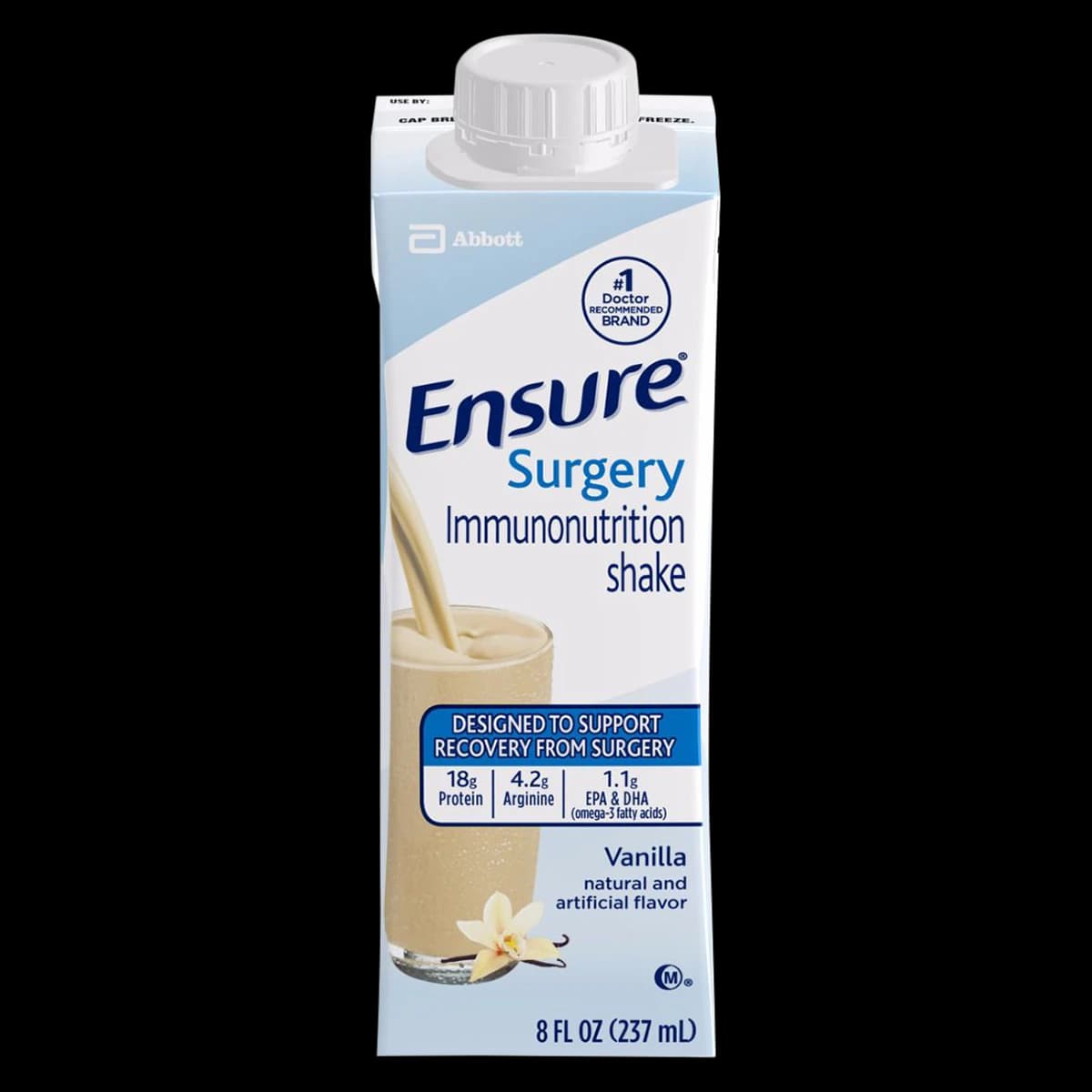 Ensure Surgery Immunonutrition Adult Nutritional Shake, Vanilla, 8 oz Carton, 15/Case - Shake Nutr EnsureSurg 8oz - Image 1