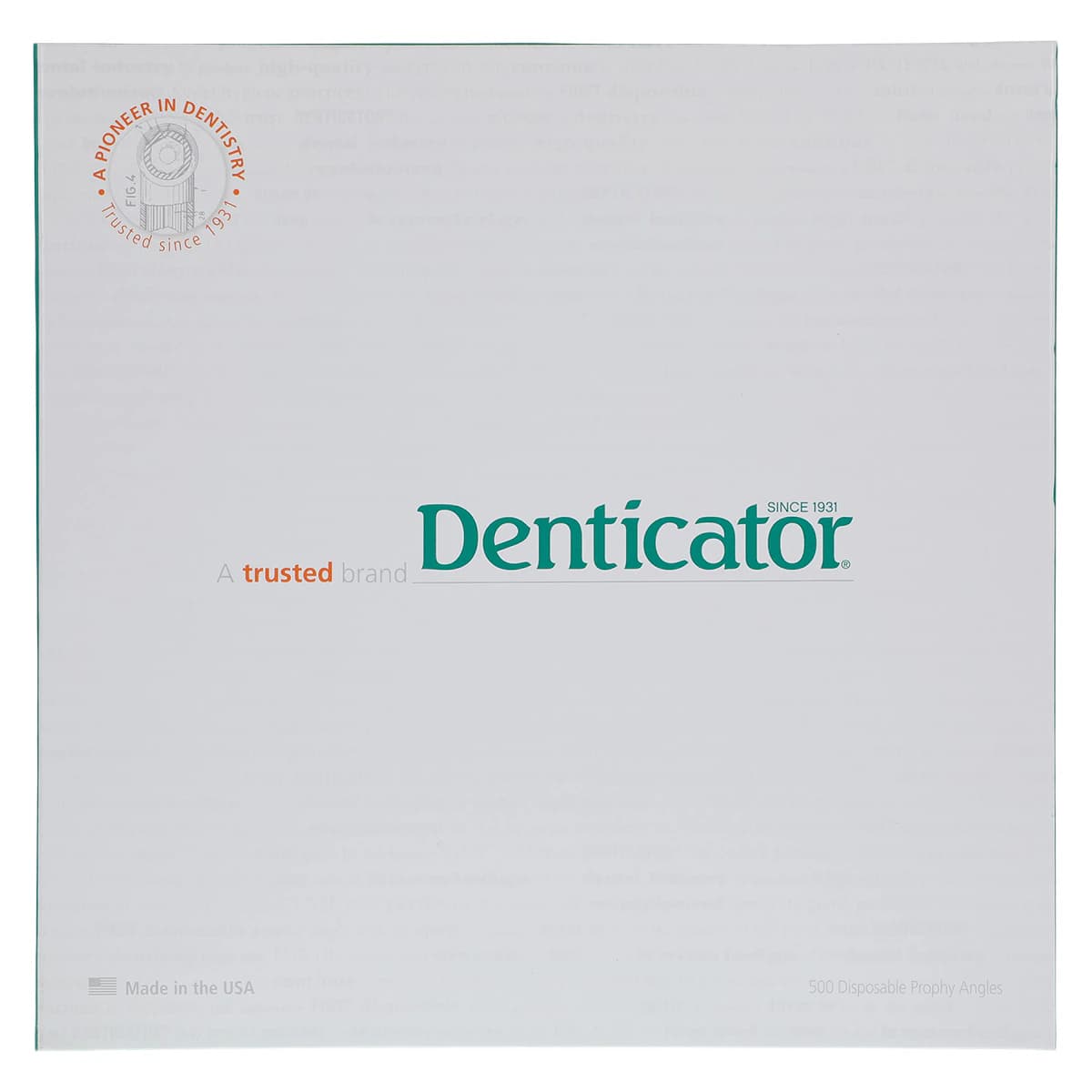 Denticator Diamond Disposable Prophy Angle, Soft Pink Cup, Latex-Free, 500/Box, 500150 thumbnail 2