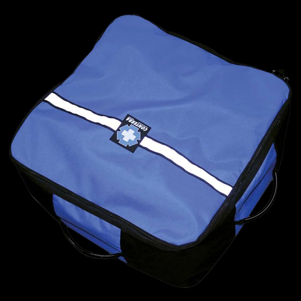 Conterra VSB Immobilizer Storage Case, 22x22x10", Black/Blue, Zipper Closure, 3 Handles - Case Storage VSB Immoblizer - Image 1