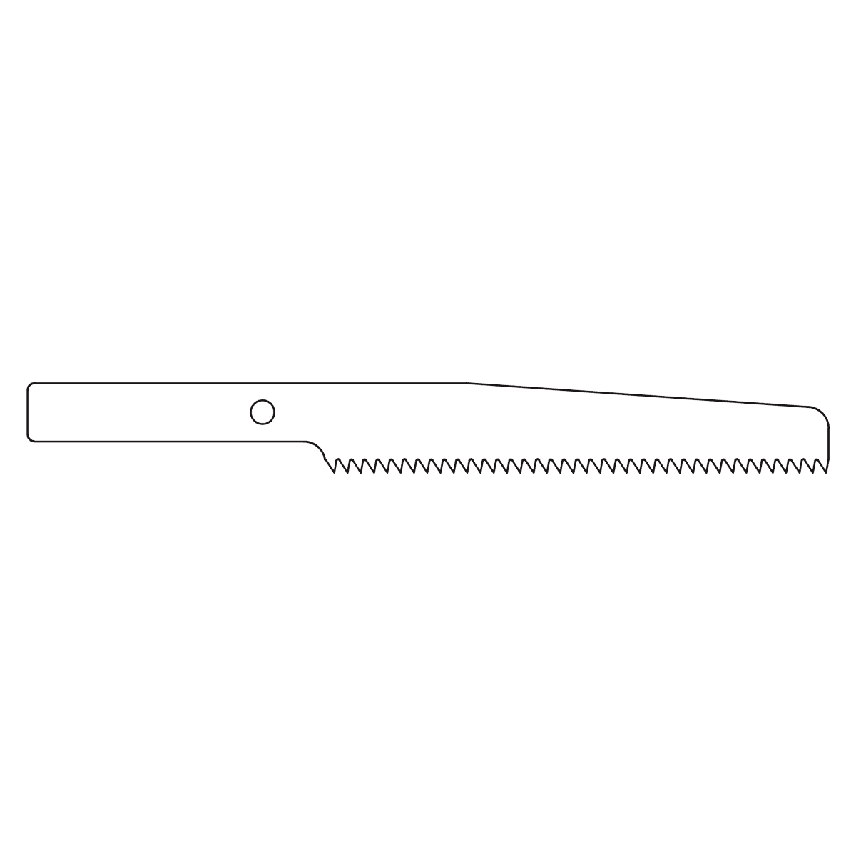 Brasseler USA Sternum Saw Blade, Non-Sterile, Single - Sternum Saw Blade Non-Sterile - Image 1