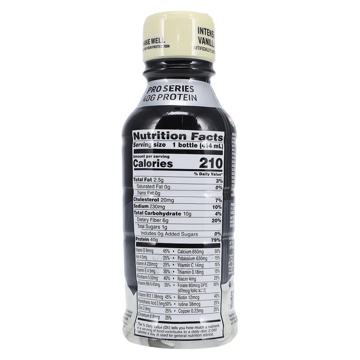 Muscle Milk Pro Series Protein Drink, Intense Vanilla, 14 oz Bottle, 12/Case thumbnail 2