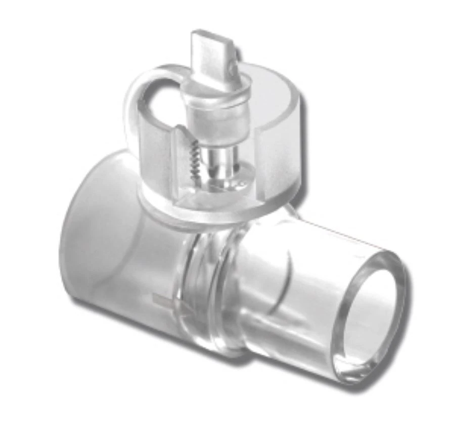 SunMed Adapter MDI Adult Universal Inline, 22mm, Endotracheal Tube, Single Patient Use, 25/Box - Adapter MDI Adult Univ Inline - Image 1