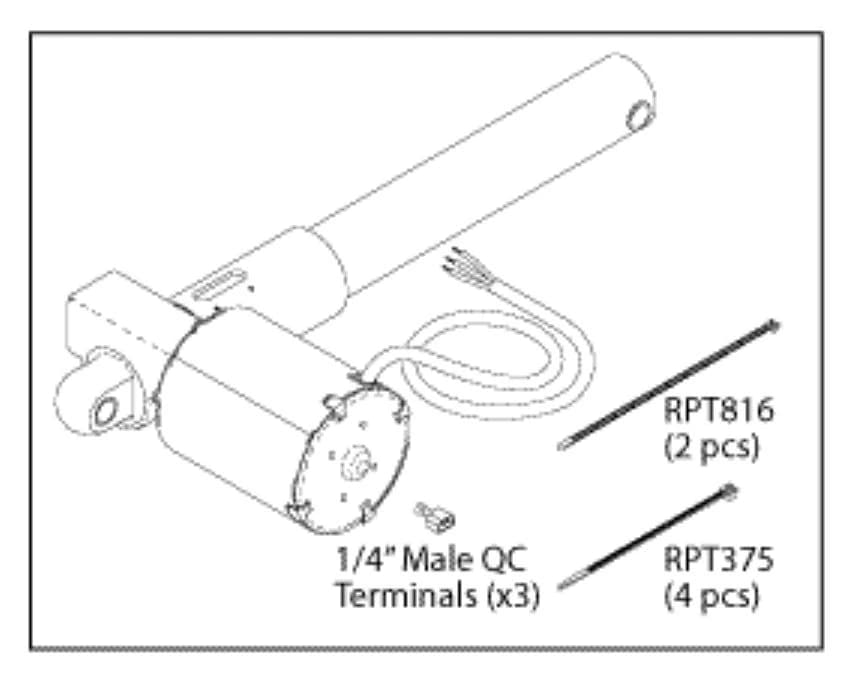 Actuator Base/Tilt for Dental Chair Models 411/419 (Replacement Part) - Actuator Base/Tilt f/411/419 - Image 1