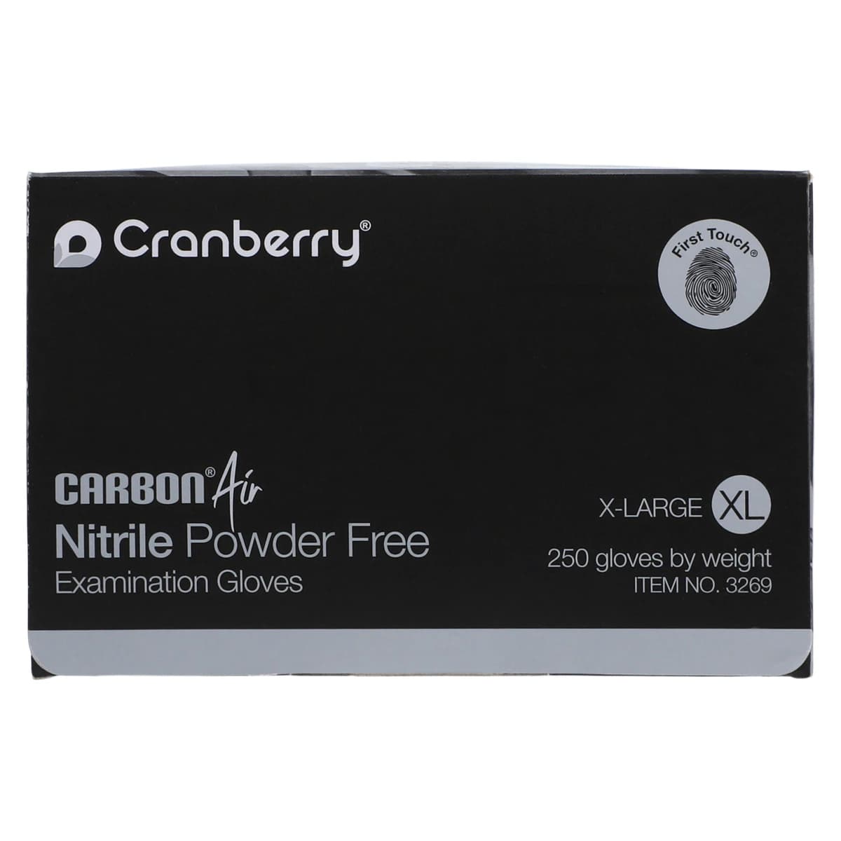 Carbon Air Nitrile Exam Gloves, Powder Free, Non-Sterile, Extra Large, Black, 250/Box, CR3269 thumbnail 7