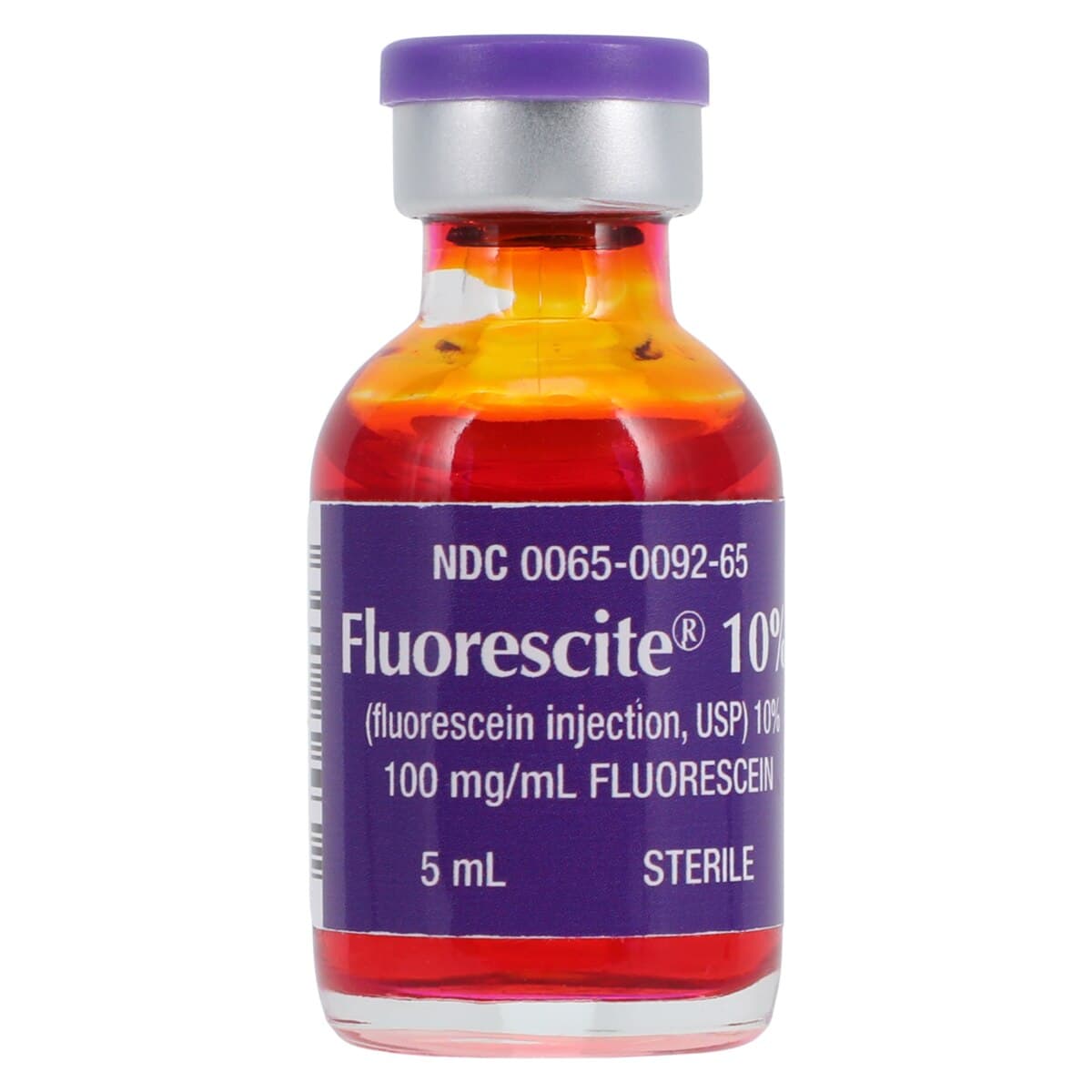 Fluorescite Injection 10% (Fluorescein Sodium), Single-Dose Vial, 5 mL, 12/Package thumbnail 3