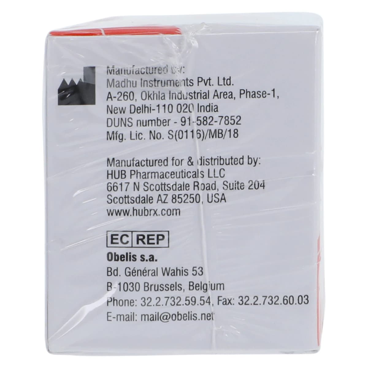 BioGlo Fluorescein Sodium Ophthalmic Strips, 1 mg, Box of 100 thumbnail 3
