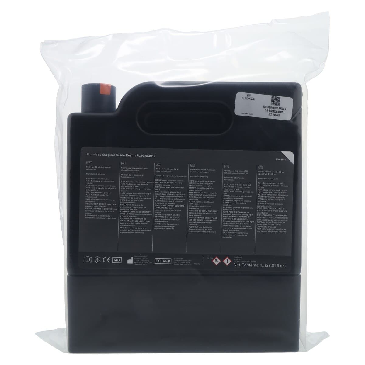 Formlabs Surgical Guide Resin, 1L Cartridge thumbnail 5