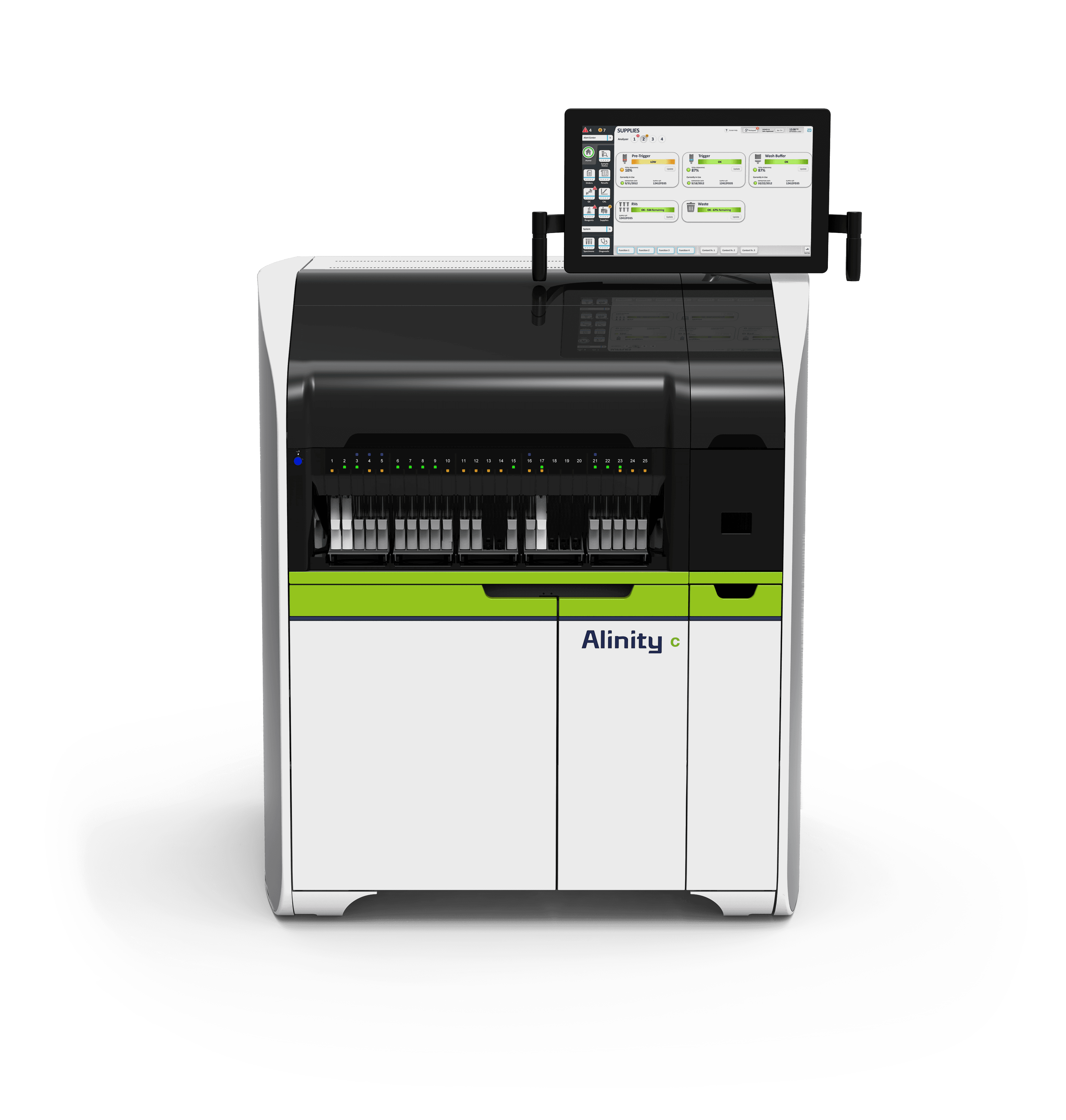 Abbott Alinity C Clinical Chemistry Analyzer, 150 Place, 13510 Tests/Hour, 4-4/10 x 3-9/10 x 3.84 in thumbnail 2