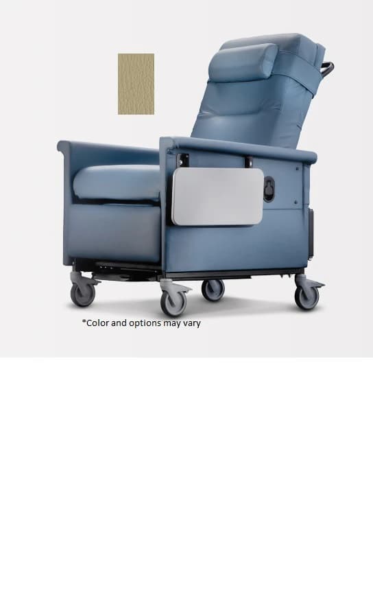 Champion Bariatric Power Recliner, All Steel, 500 lb Capacity, Natural, Each - Recliner Bariatric Power - Image 1