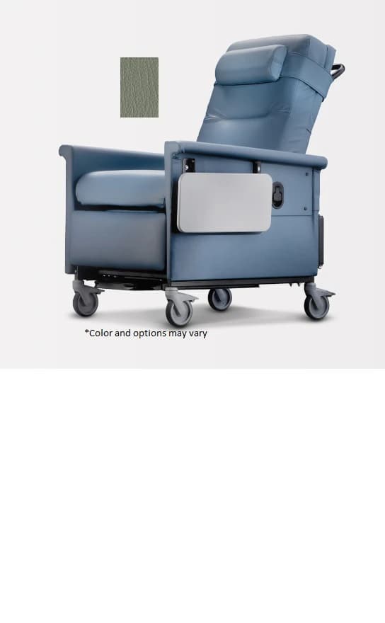 Champion Bariatric Manual Recliner, All Steel, 500 lb Capacity, Gray - Recliner Bariatric Manual - Image 1