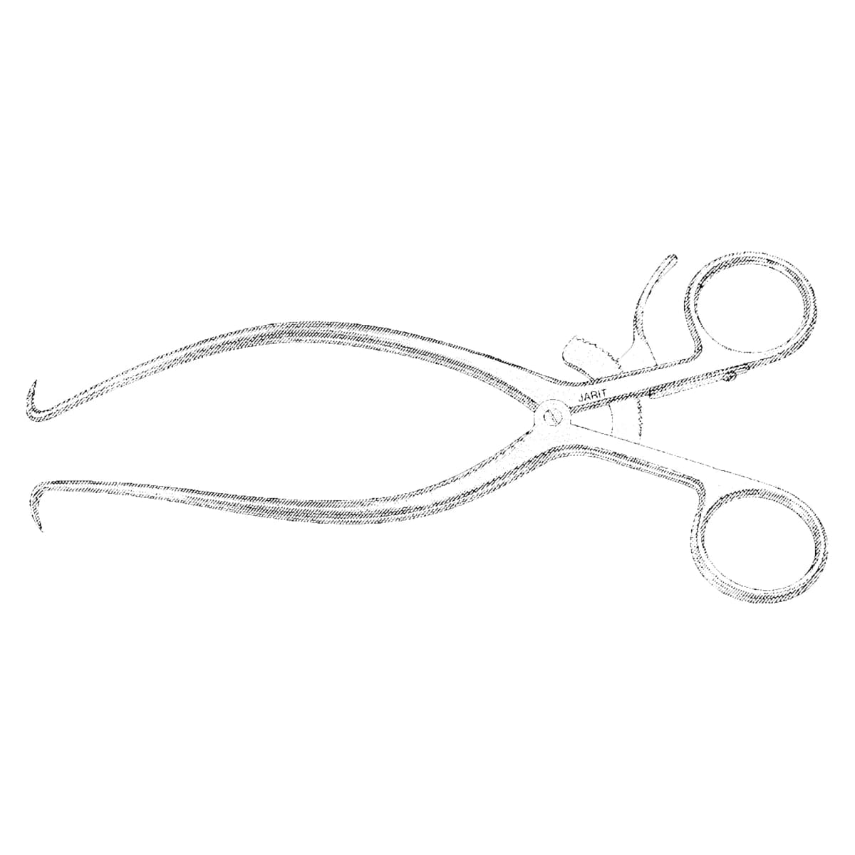 Jarit Gelpi Perineal Retractor, 7-1/2", Stainless Steel, Reusable, Non-Sterile - Retractor Gelpi Perineal 7.5" - Image 1