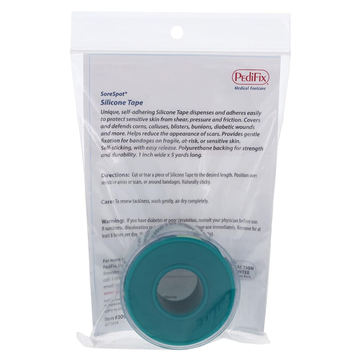 SoreSpot Silicone Tape, 1" x 5 yd thumbnail 2