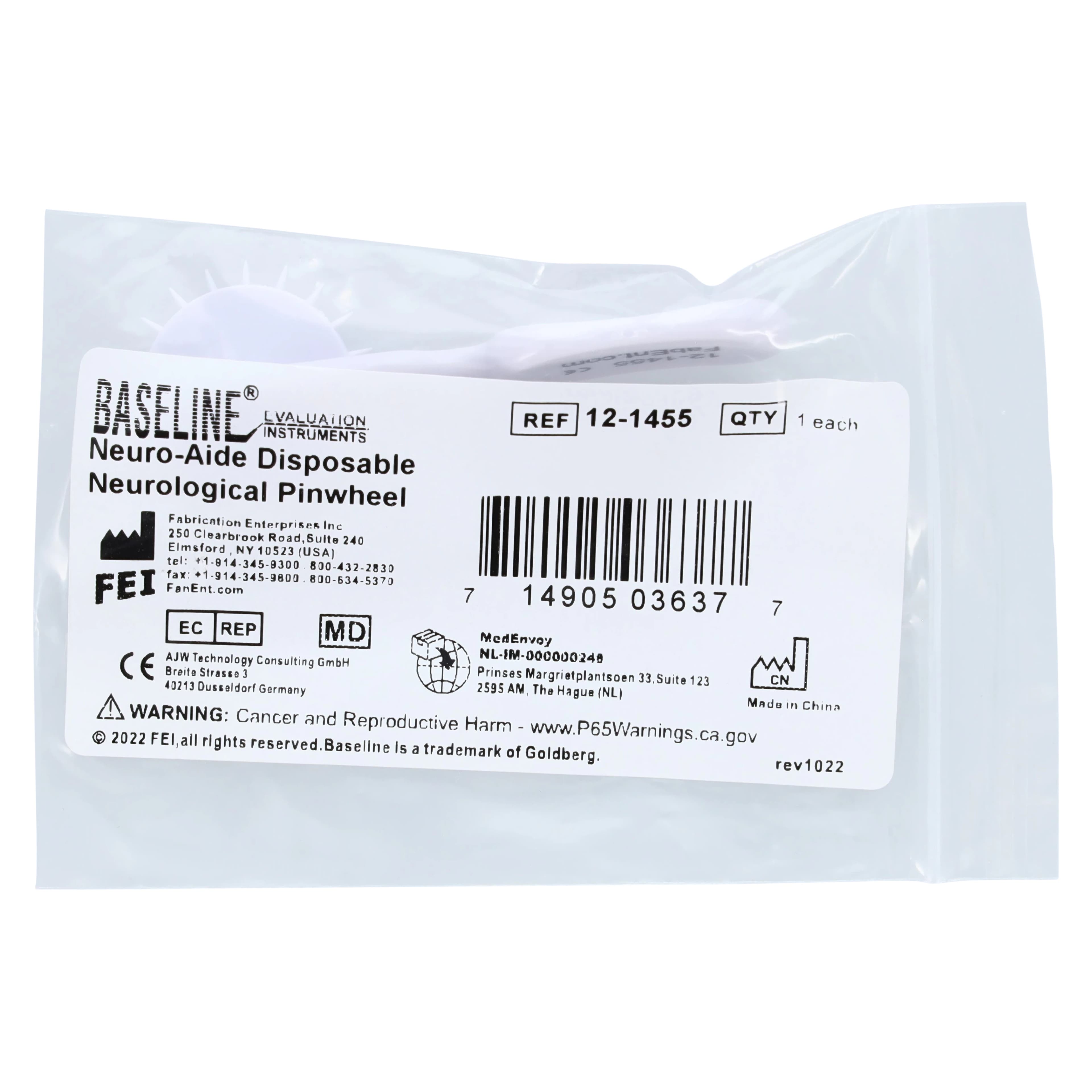 Baseline Neurological Pinwheel, Plastic, Non-Sterile, Disposable, 25/Box thumbnail 5