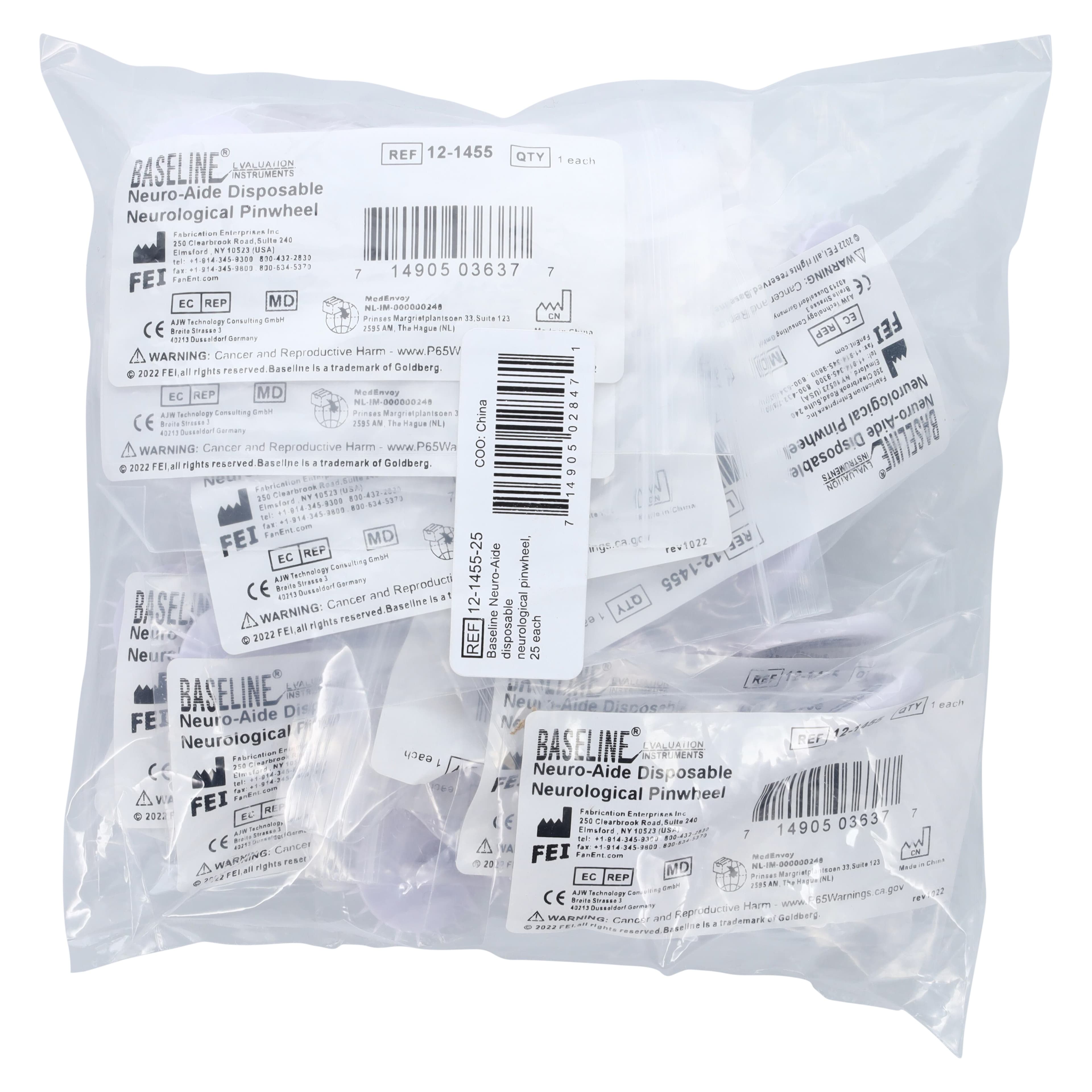 Baseline Neurological Pinwheel, Plastic, Non-Sterile, Disposable, 25/Box thumbnail 6