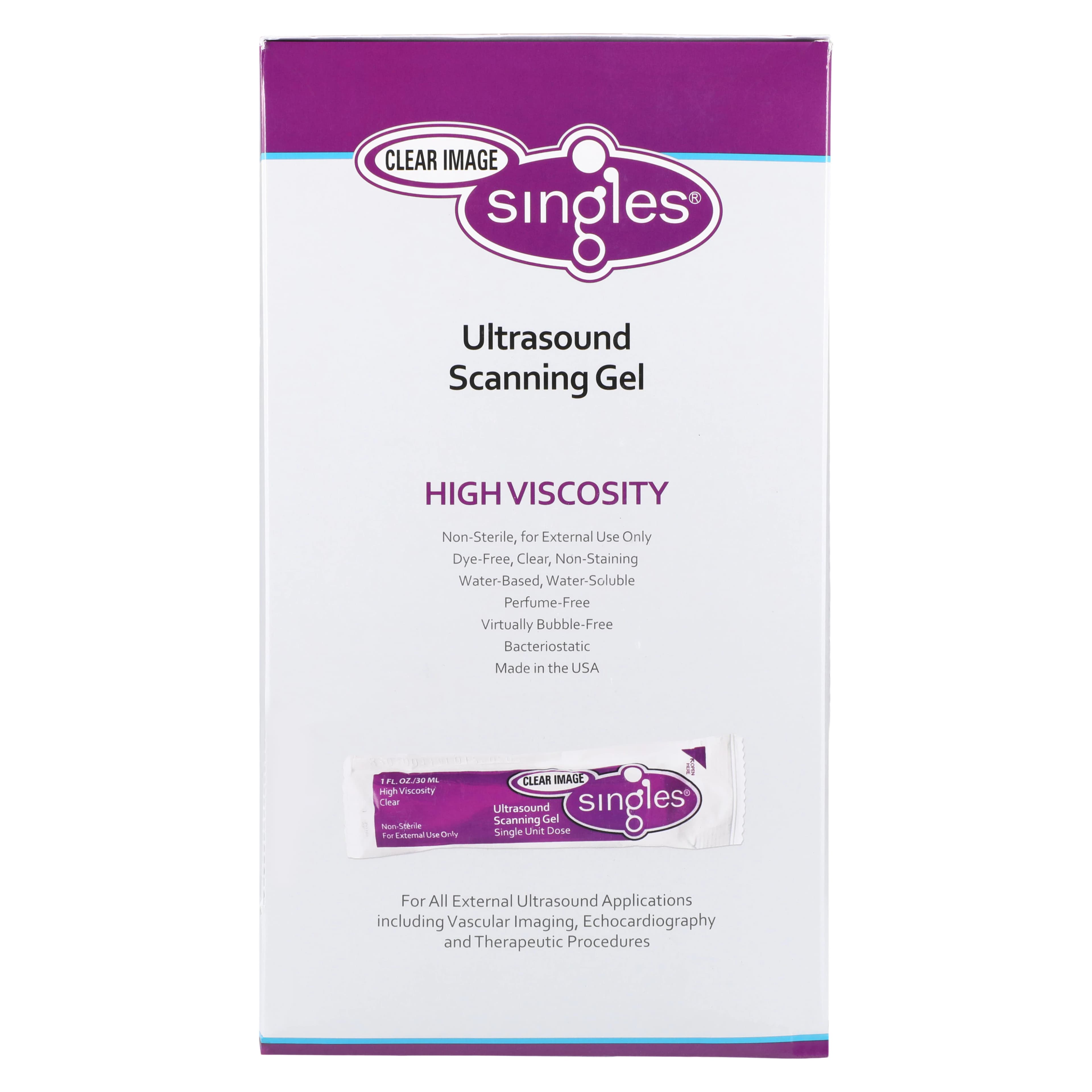 Clear Image Ultrasound Gel Packets, 400/Case thumbnail 4