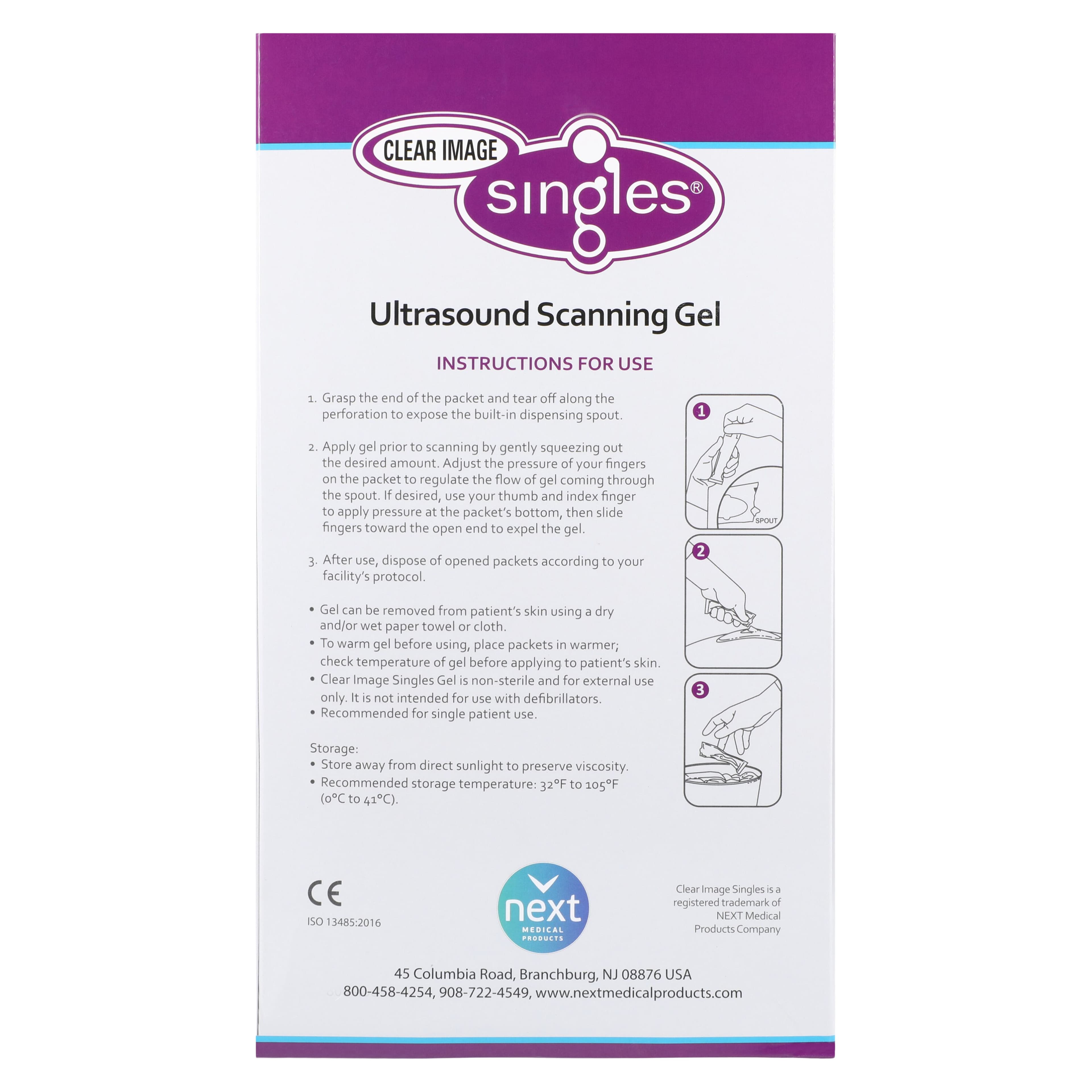 Clear Image Ultrasound Gel Packets, 400/Case thumbnail 5
