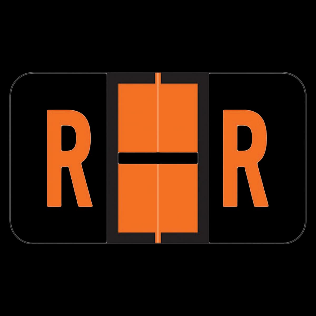 Arden Label POS Compatible "R" Label End Tab, 225/Package - POS Compatible "R" Label EndTb - Image 1
