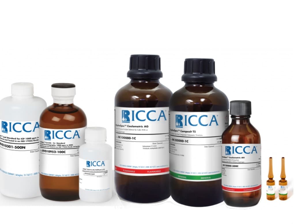 Ricca Chemical Crystal Violet Indicator 1% Solution, 120mL, Amber Glass Bottle - Indicator Crystal Violet 1% - Image 1