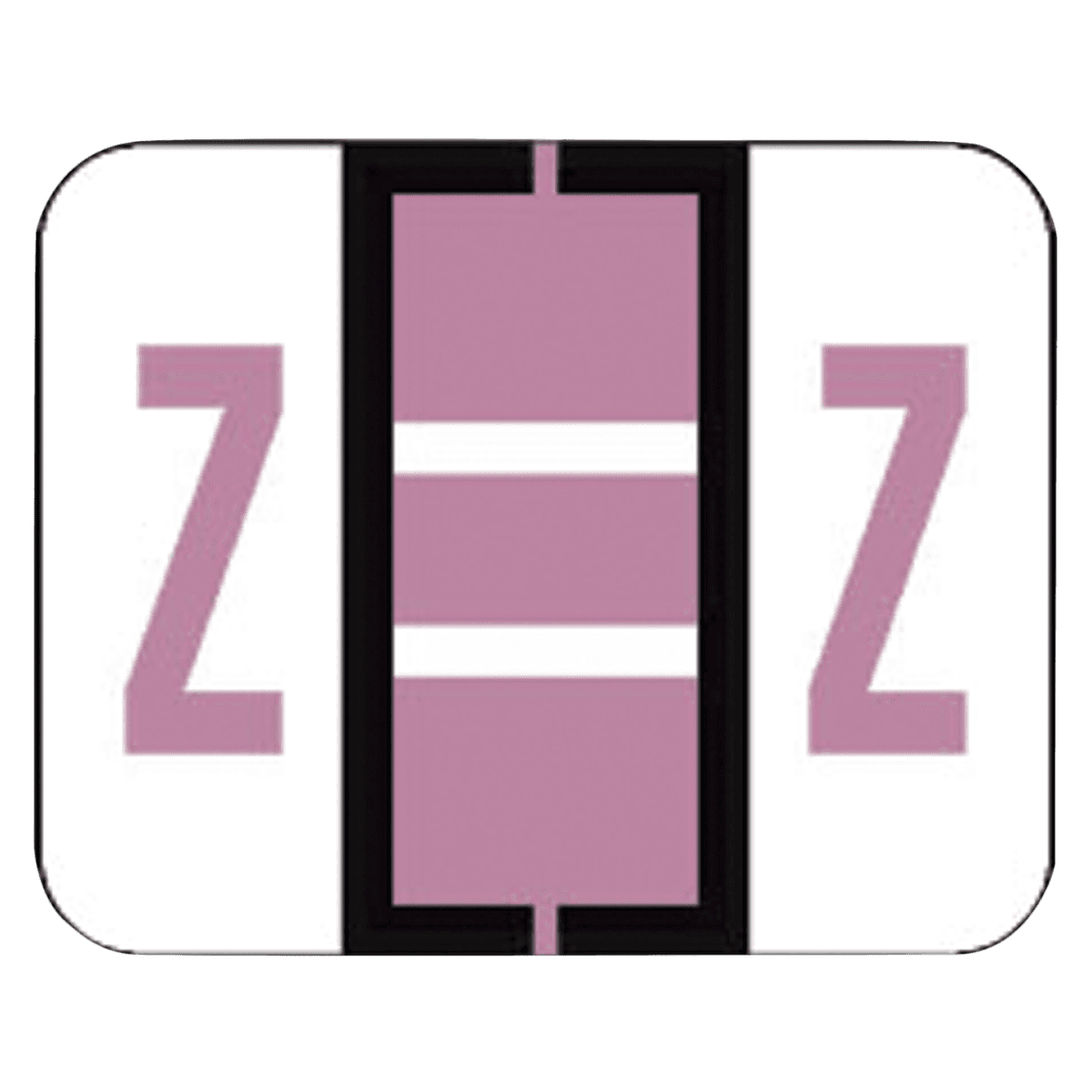 Arden Label Tab Compatible "Z" Label End Tab, 120/Package - Tab Compatible "Z" Label EndTb - Image 1