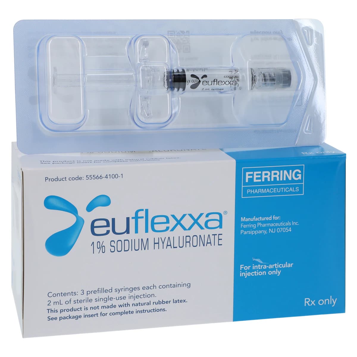 Euflexxa PF Prefilled Syringe, 10 mg/mL, 2 mL, Single-Use - Euflexxa PF Syringe - Image 1