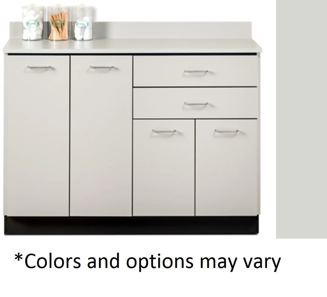 Clinton Industries Base Cabinet, 4-Door/2-Drawer with Left Sink - Cabinet Bs 4Dr/2Drwr Sink Left - Image 1
