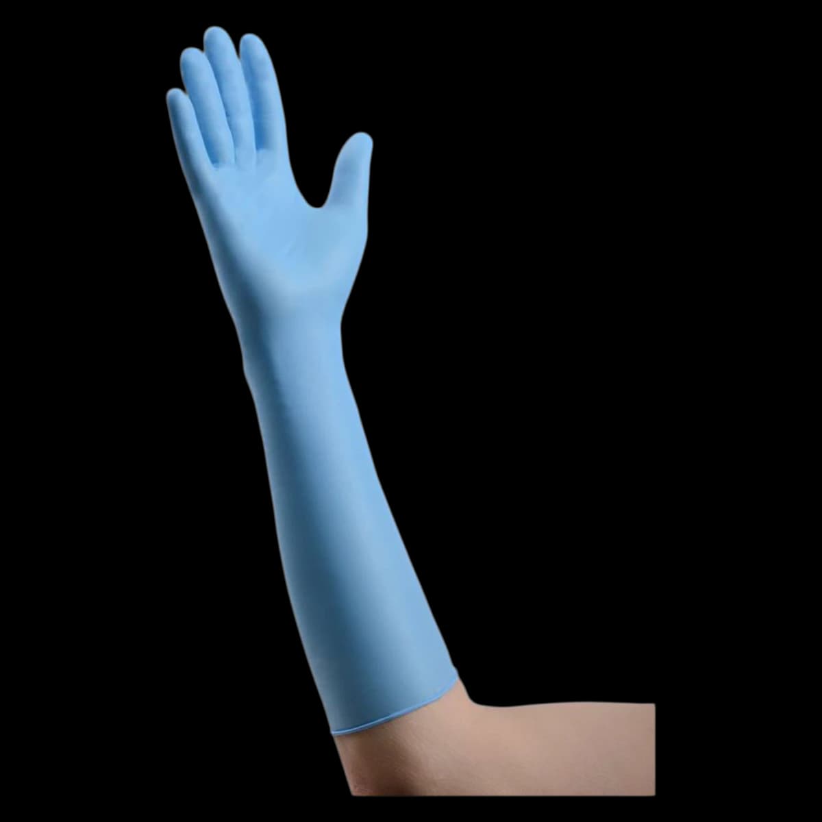 Cardinal Health Nitrile Exam Gloves, Small, Blue, Non-Sterile, 500/Case - Glove Nitrile Decontamination - Image 1