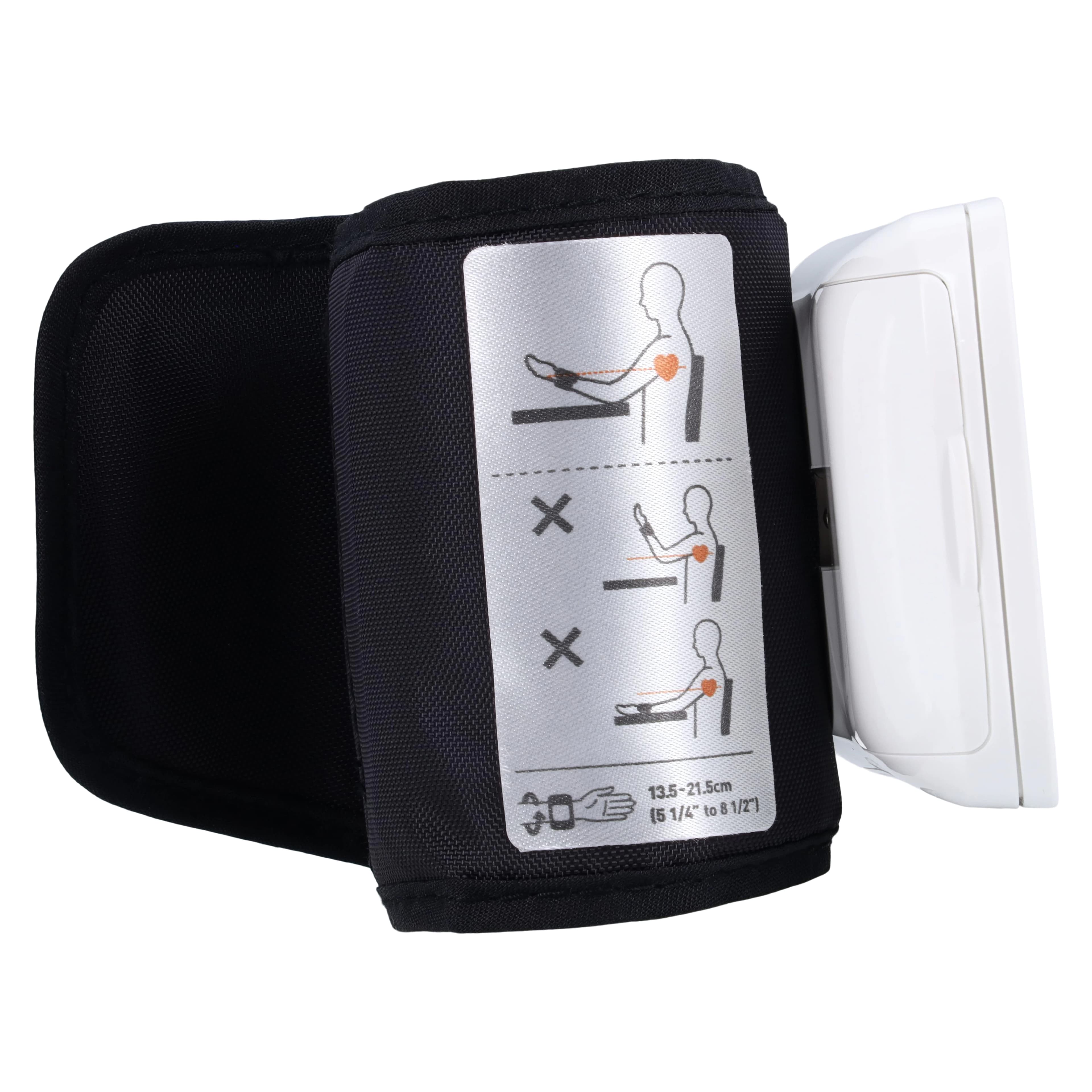 Omron 3 Series Wrist Blood Pressure Monitor (BP6100), One-Touch Operation, Stores 60 Readings, Fits Wrists 5.3"-8.5", Includes Storage Case thumbnail 4