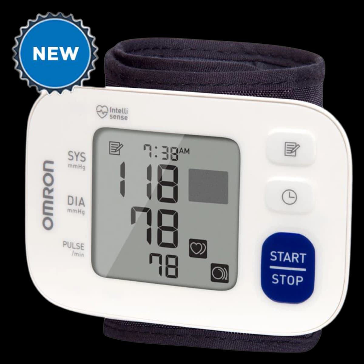 Omron 3 Series Wrist Blood Pressure Monitor (BP6100), One-Touch Operation, Stores 60 Readings, Fits Wrists 5.3"-8.5", Includes Storage Case thumbnail 2